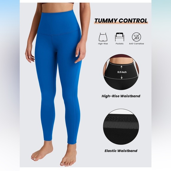 Queenike & Athletic brand 27” high waisted leggings. Size 4/6. - Picture 6 of 10